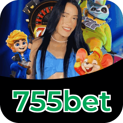 Interface do aplicativo 755bet mostrando jogos disponíveis no iOS e Android